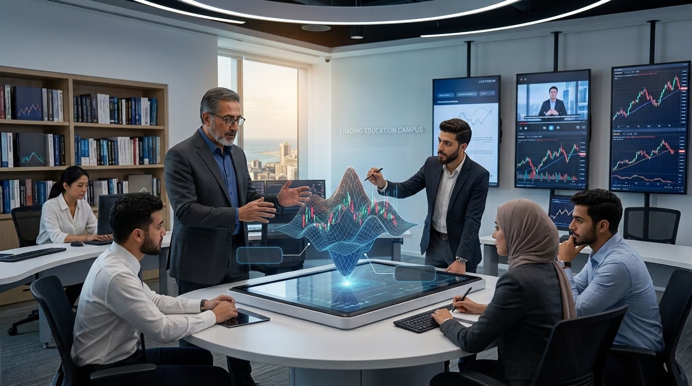متداولة تراجع رسمًا بيانيًا على جهاز لوحي